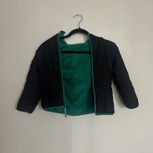 Kids Black and Green Jacket